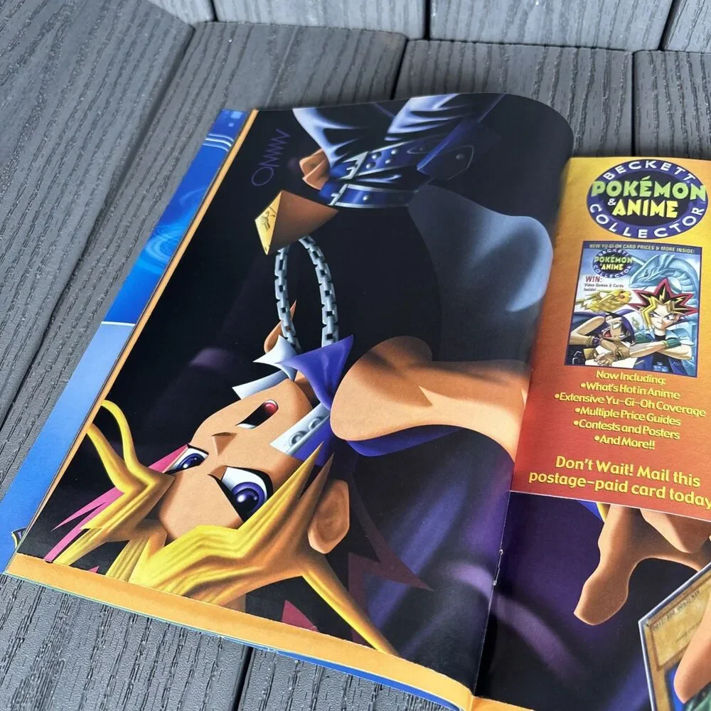 Yugioh Pharaoh BECKETT POKEMON & ANIME COLLECTOR MAGAZINE - 3/2003 #43 W/ POSTER